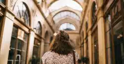 woman near building