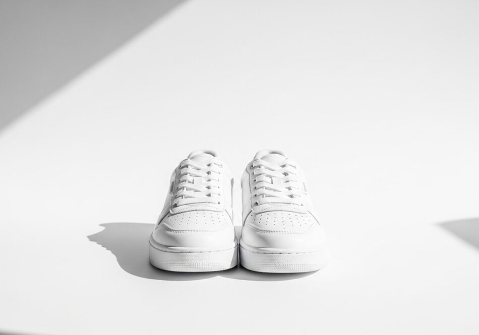 baskets blanches