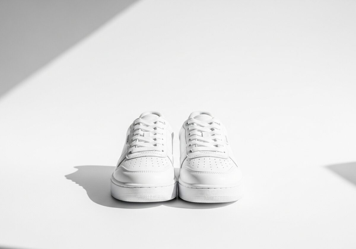 baskets blanches