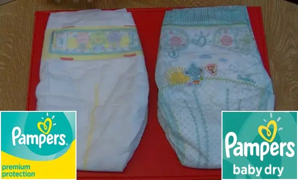 Pampers Baby Dry et Premium protection 