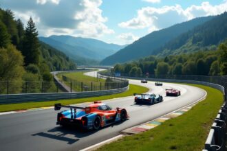 Circuit Bugey entouré de paysages pittoresques en Auvergne-Rhône-Alpes