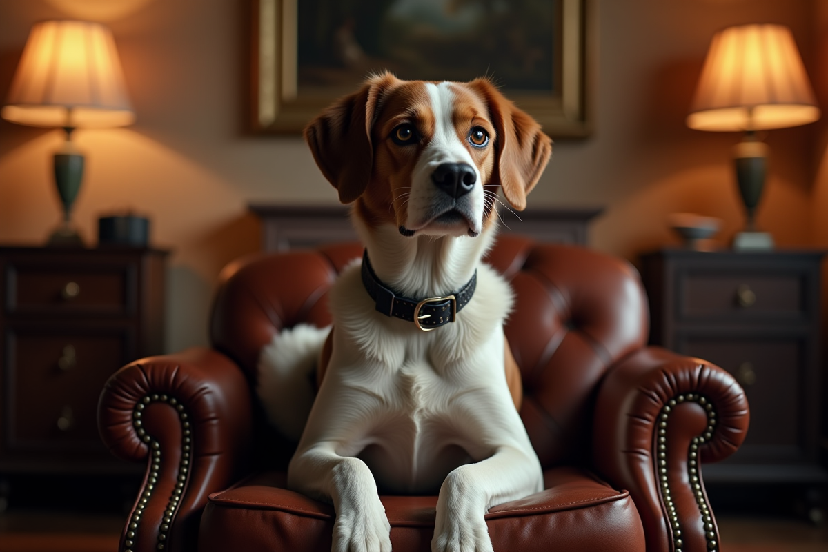 chien élégant