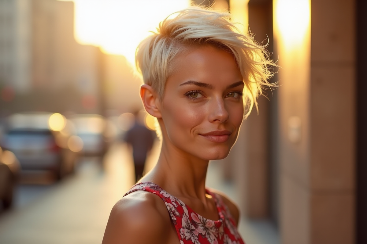 cheveux courts